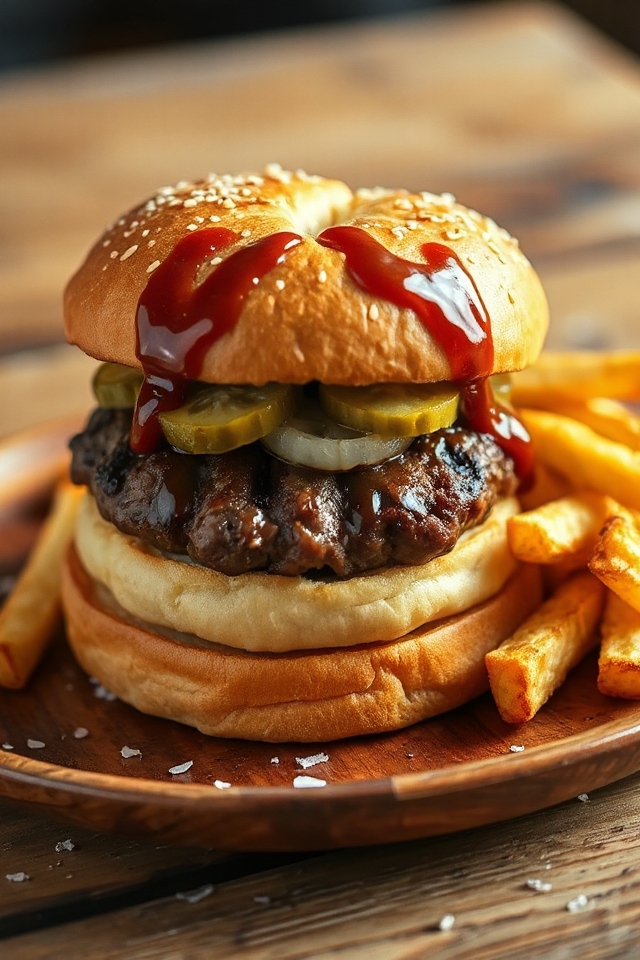 barbecue onion rodeo cheeseburger recipe