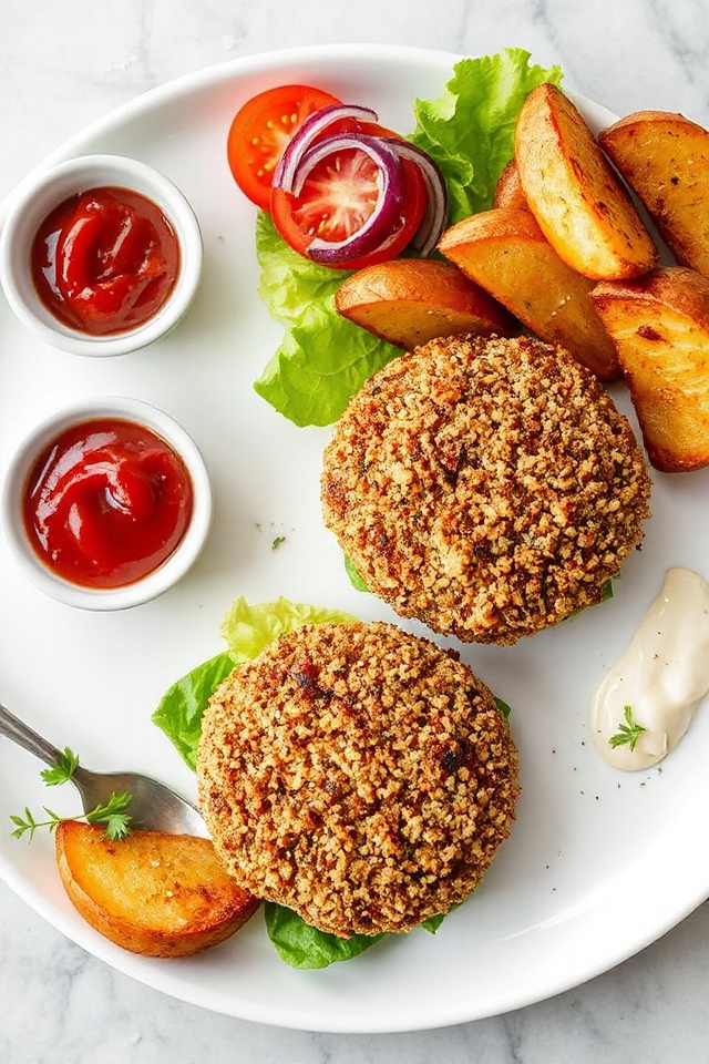 butter basted crunchy hamburgers recipe