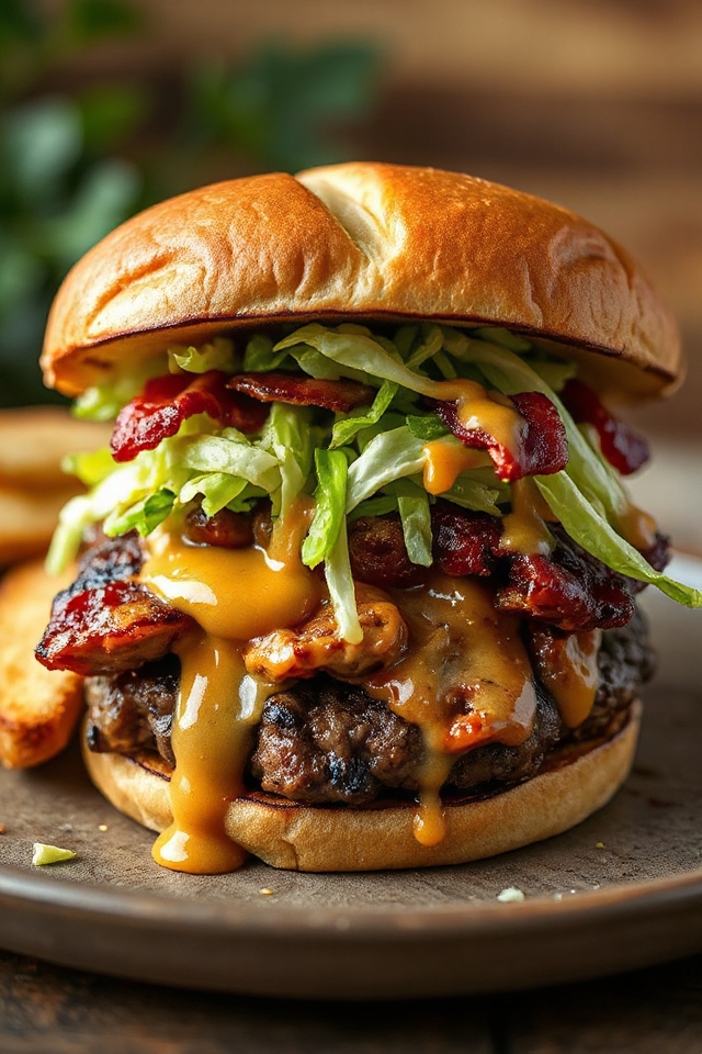 carolina pulled pork burgers