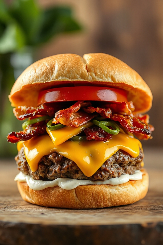 colby bacon hamburger recipe