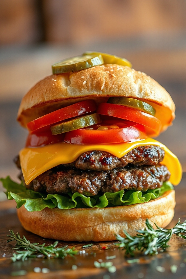 delicious gourmet hamburger recipe