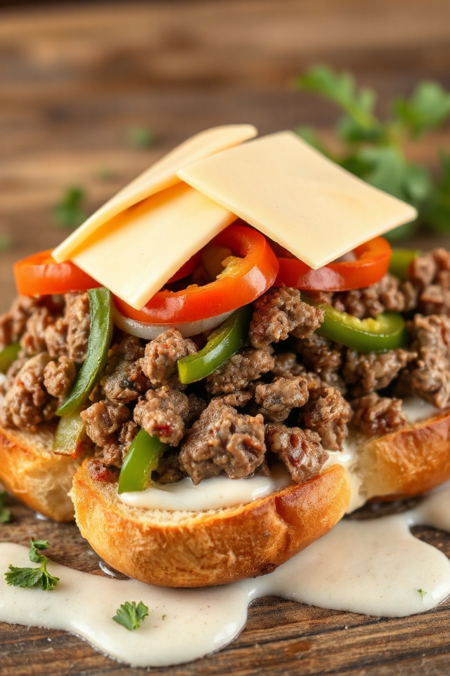 delicious open faced sandwiches