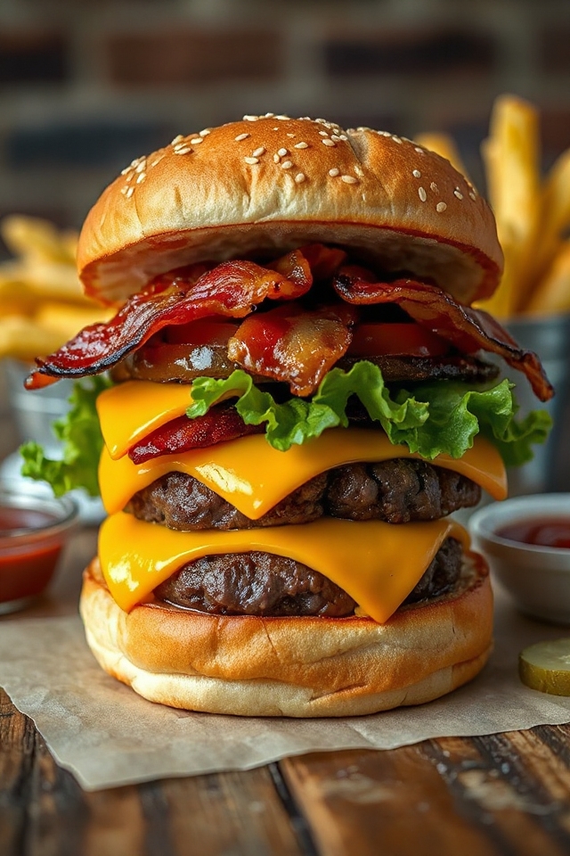 dunkadelic double cheeseburger delight