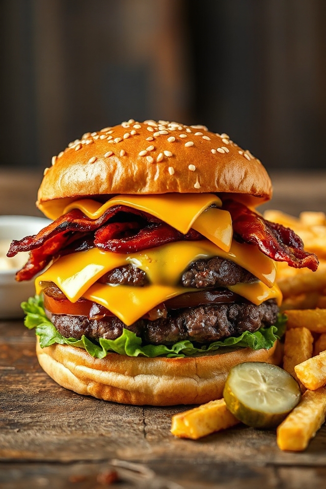 dunkadelic double cheeseburger recipe