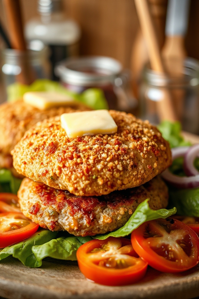 fancy burger preparation steps