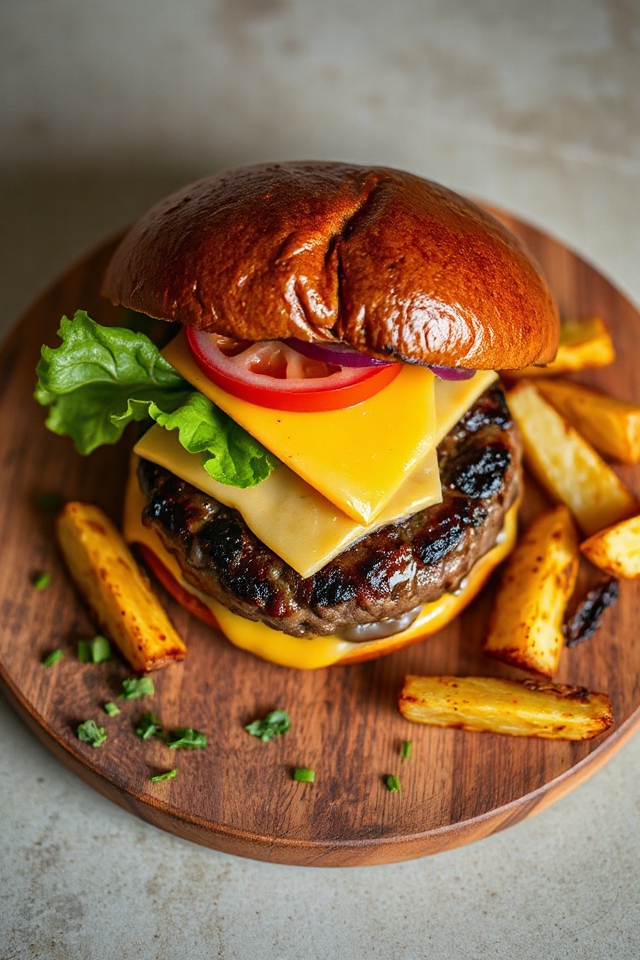 game meat onion burgers