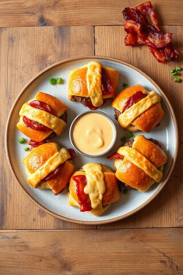 gouda filled bacon cheeseburger recipe