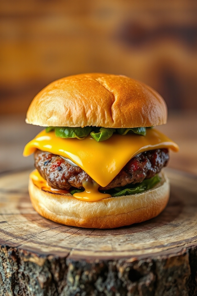 grill flavorful blue cheese burgers