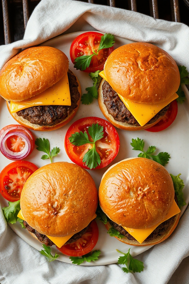 herbed cheese burger recipe