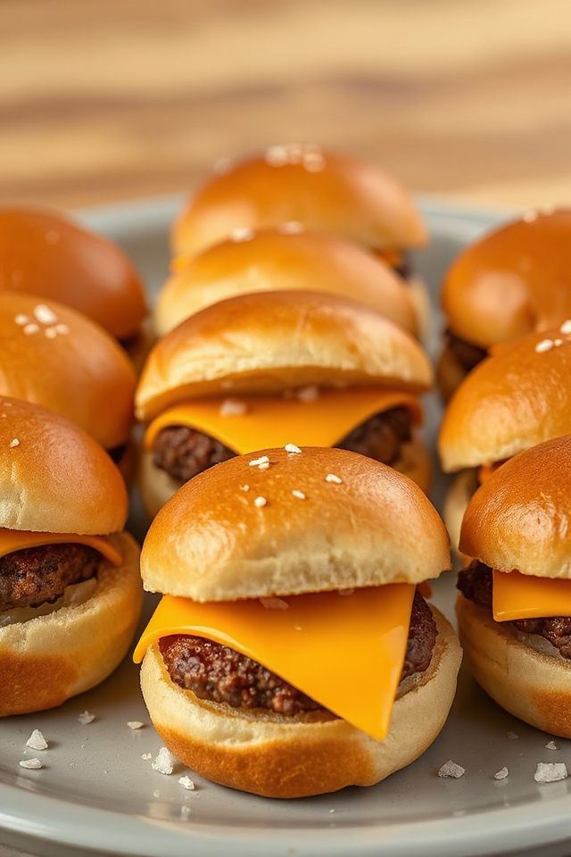 homemade white castle sliders