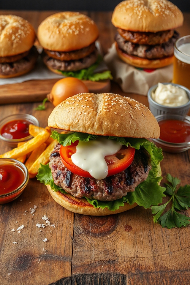 horseradish burger recipe details