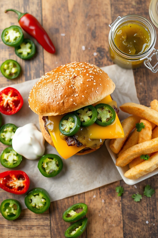 jalape o popper cheeseburger recipe