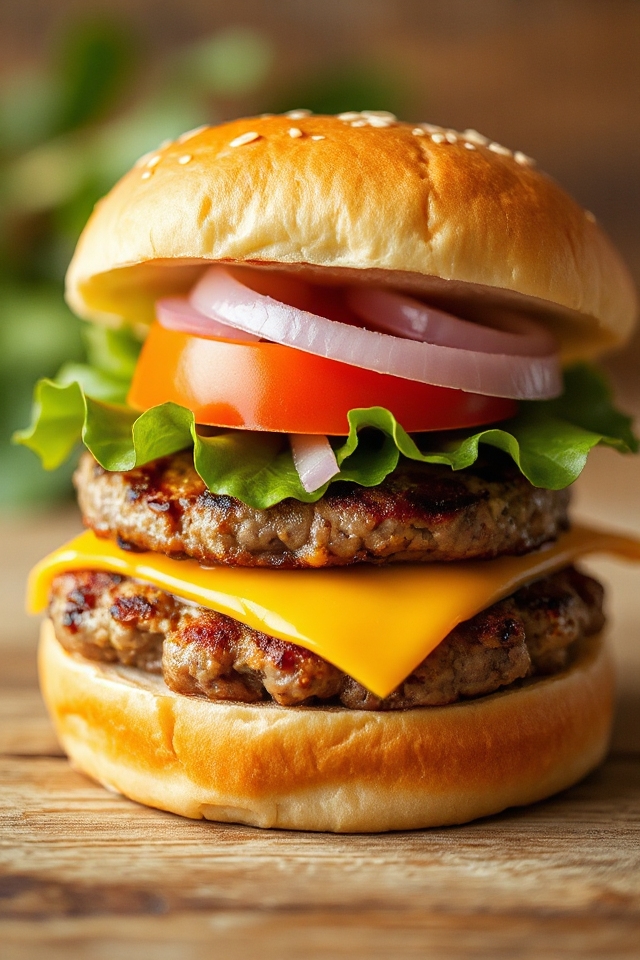 make flavorful onion burgers