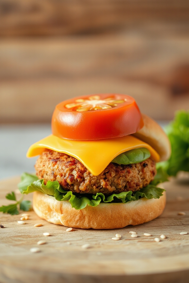 meatless cheeseburger preparation guide