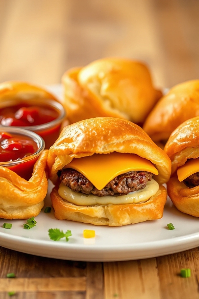 puff pastry cheeseburger recipe