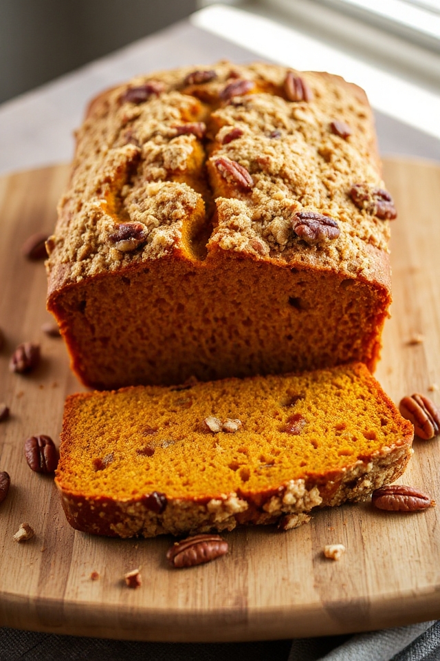 pumpkin pecan bread recipe