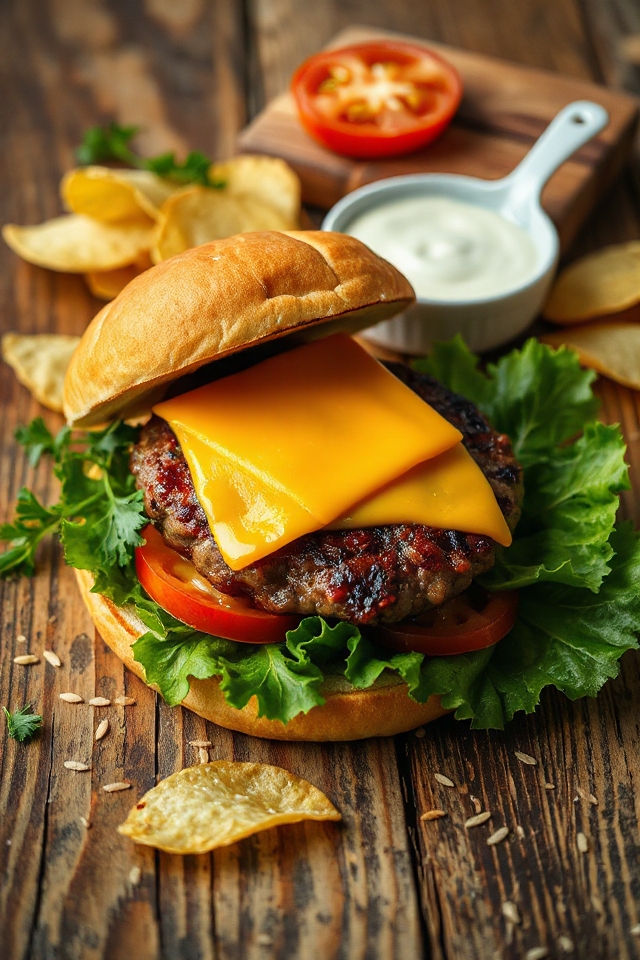 ranch dressing cheeseburger recipe
