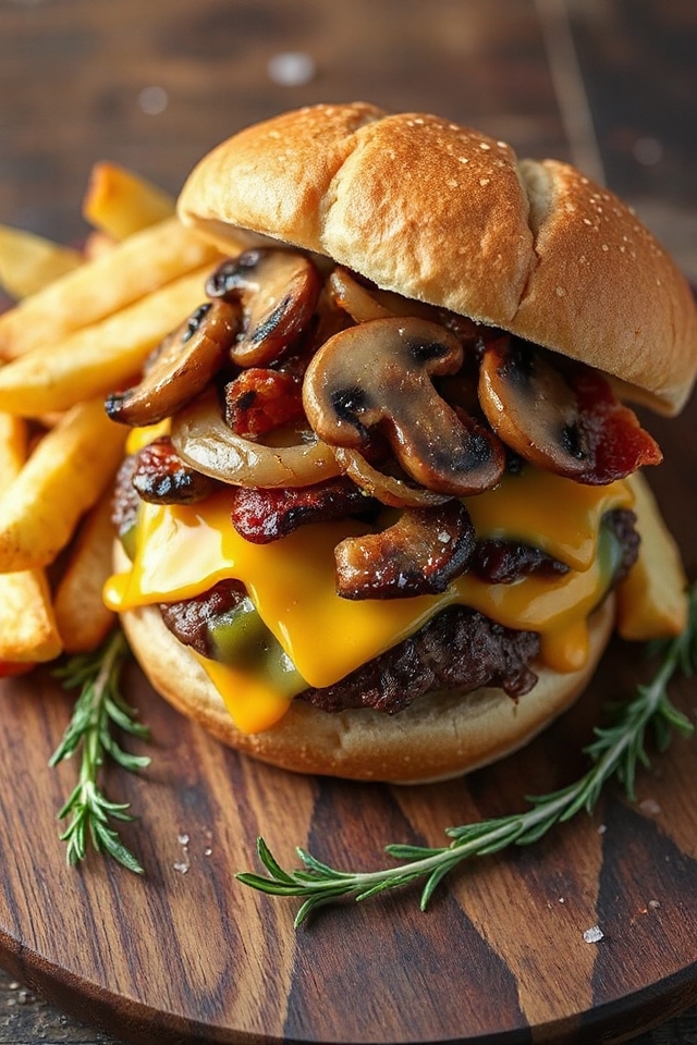 savory bacon cheeseburger recipe