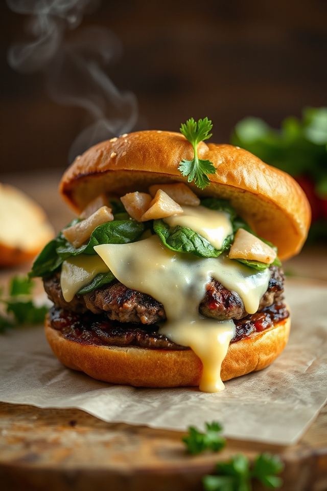smoked gouda cheeseburger recipe