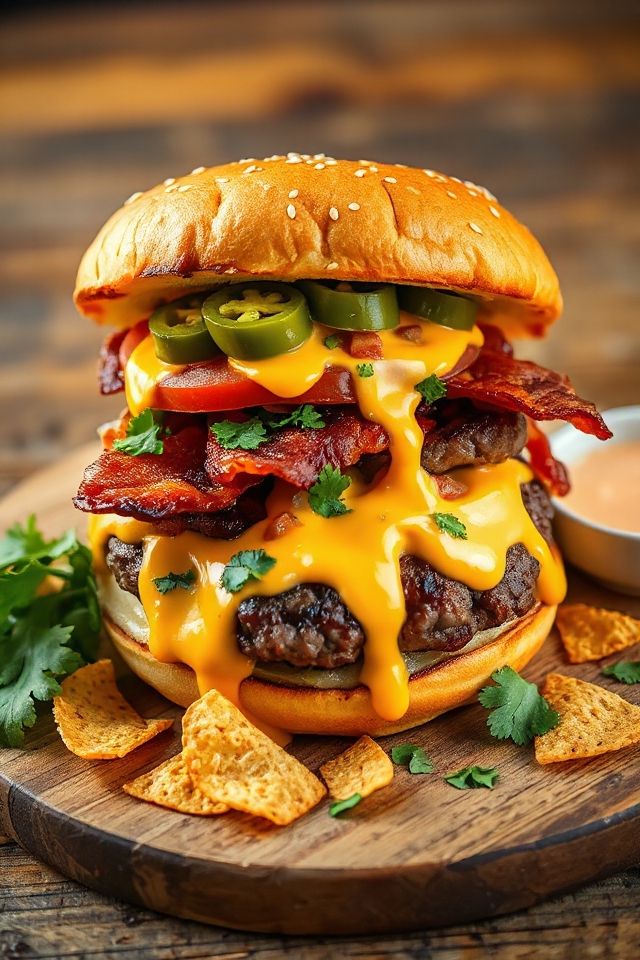smoky bacon cheeseburger recipe