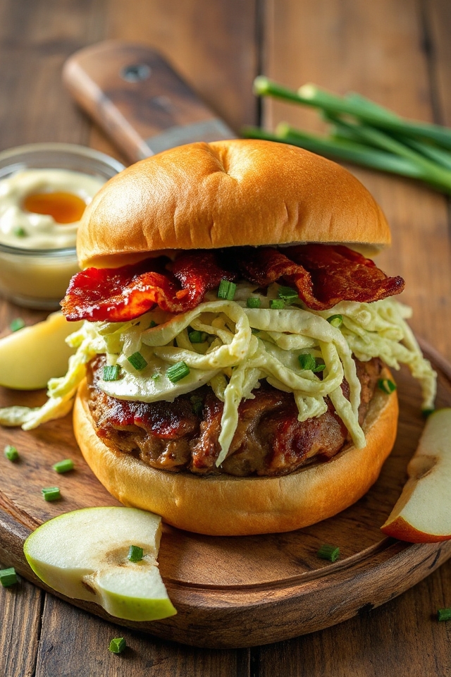 spicy burgers with slaw