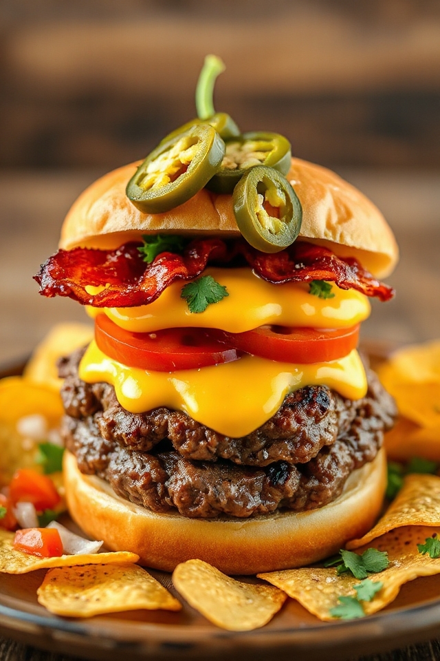 tex mex bacon cheeseburger recipe