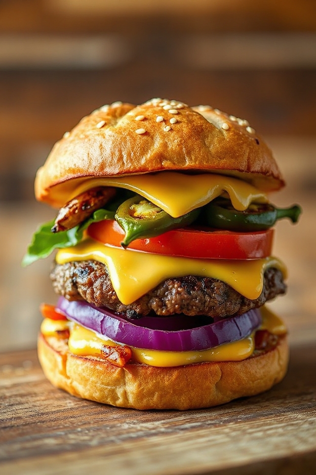 toast buns assemble burgers