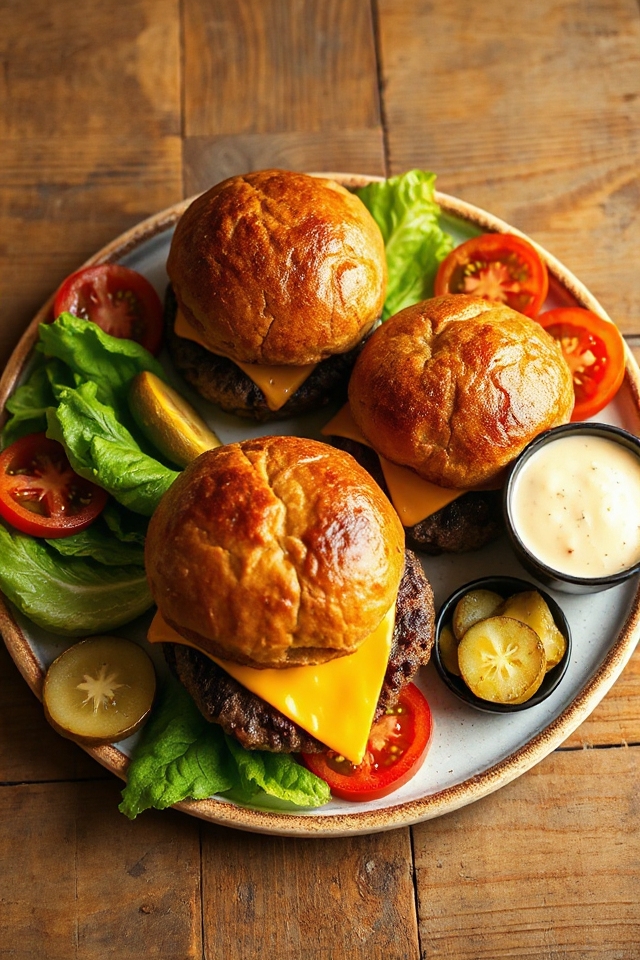 veal kidney fat burgers
