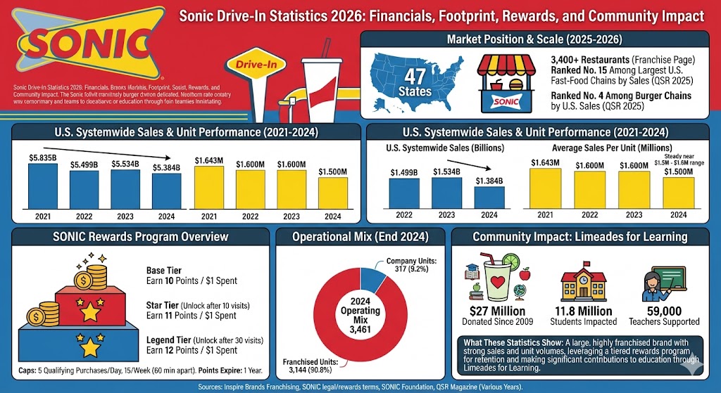 Sonic Drive-In statistics