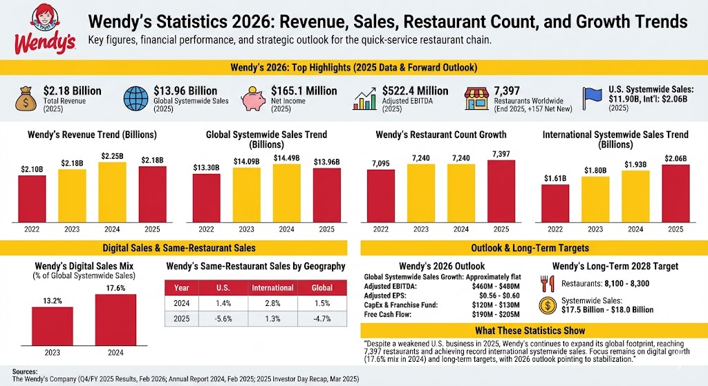 Wendy’s statistics