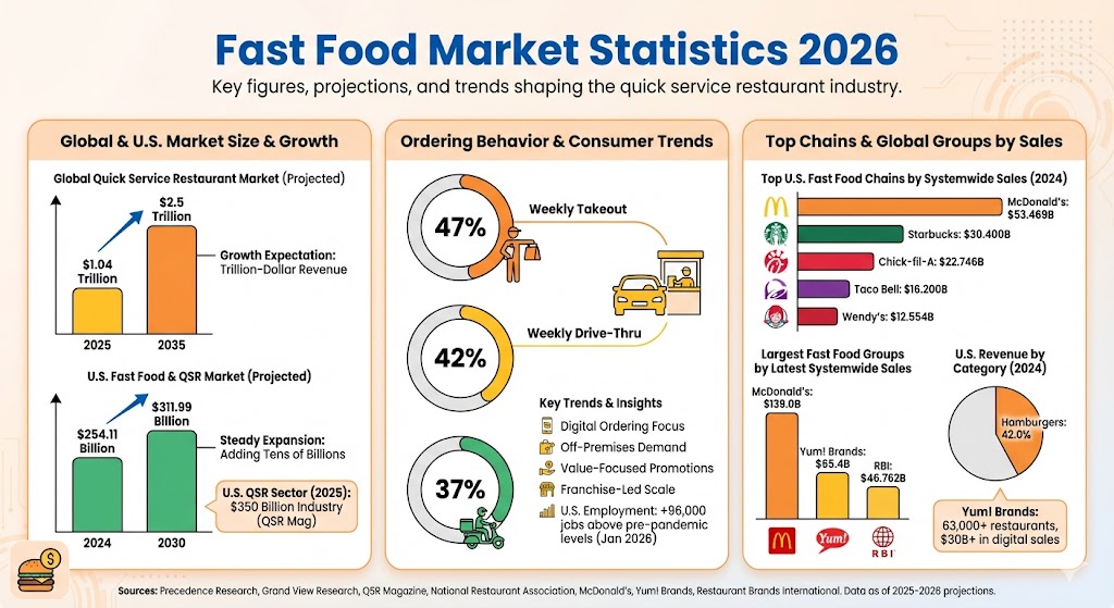 fast food market statistics